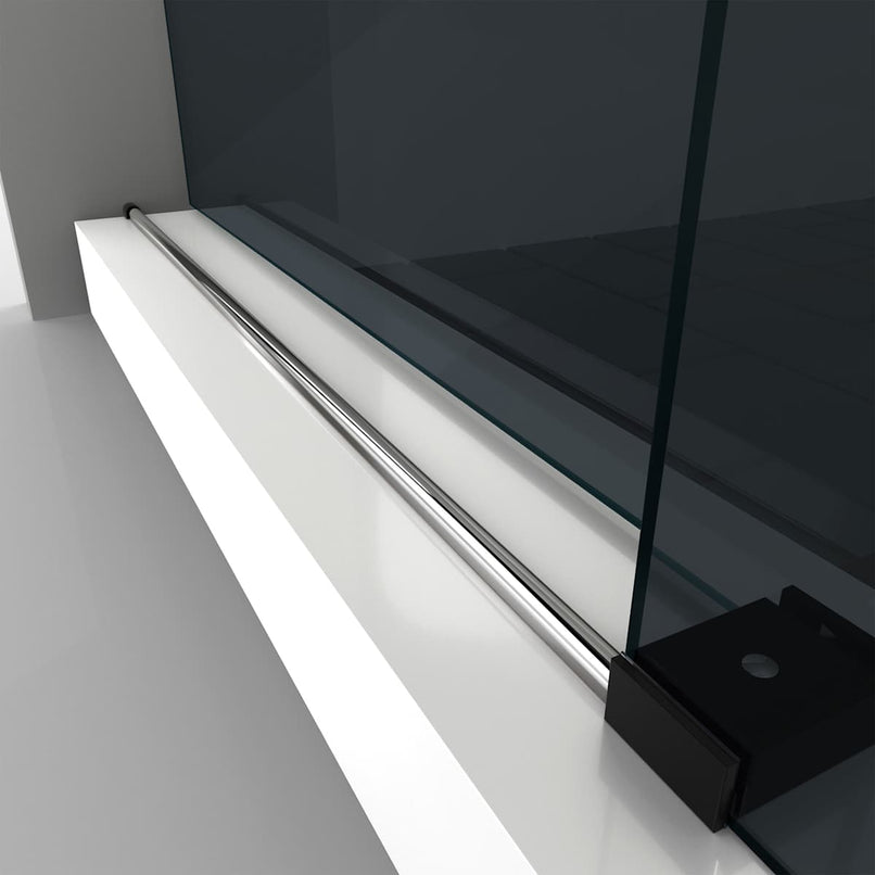 Enigma-XO 76" High x 60" Wide Sliding Frameless Shower Door with Clear Glass - image 13