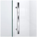 Quatra Plus 72" High x 52-3/8" Wide x 34-1/8" Deep Hinged Frameless Shower Enclosure with Clear Glass - image 11