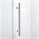 Quatra Plus 72" High x 52-3/8" Wide x 34-1/8" Deep Hinged Frameless Shower Enclosure with Clear Glass - image 20