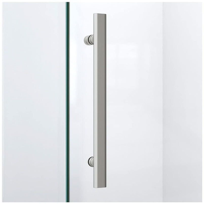 Quatra Plus 72" High x 58-3/8" Wide x 34-1/8" Deep Hinged Frameless Shower Enclosure with Clear Glass - image 20