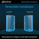 Prism 72" High x 37" Wide x 36-1/8" Deep Pivot Frameless Shower Enclosure with Clear Glass - image 16