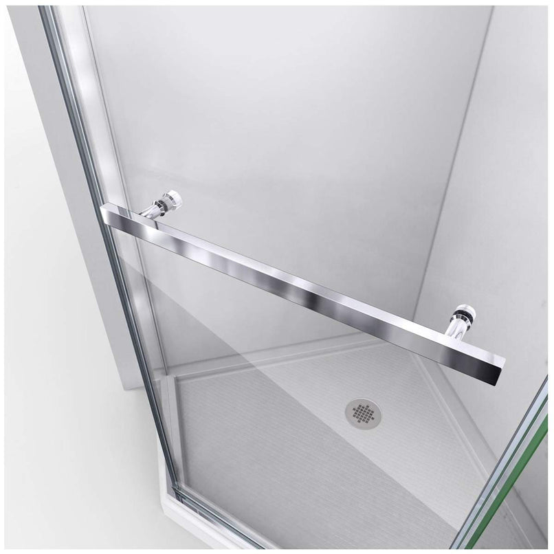 Prism 72" High x 37" Wide x 36-1/8" Deep Pivot Frameless Shower Enclosure with Clear Glass - image 8