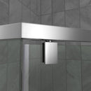 Prism 72" High x 39" Wide x 38-1/8" Deep Pivot Frameless Shower Enclosure with Clear Glass - image 18