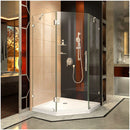 Prism Lux 38" x 38" x 72" Fully Frameless Hinged Shower Enclosure - image 1