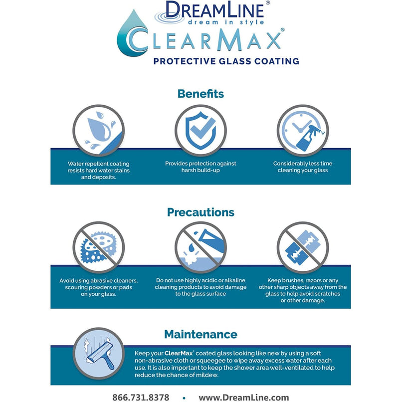 Unidoor Plus 55 1/2 in. W x 34 3/8 in. D x 72 in. H Hinged Shower Enclosure - image 21