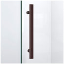 Prism Plus 72" High x 34" Wide x 34" Deep Hinged Frameless Shower Enclosure with Clear Glass - image 15