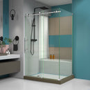 Enigma-X 32 1/2" D x 48 3/8" W x 76" H Fully Frameless Sliding Shower Enclosure - image 1