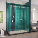 Enigma-XO 76" High x 54" Wide x 32-1/2" Deep Sliding Frameless Shower Enclosure with Clear Glass - image 4
