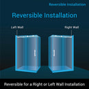 Enigma-X 32 1/2" D x 60 3/8" W x 76" H Fully Frameless Sliding Shower Enclosure - image 3