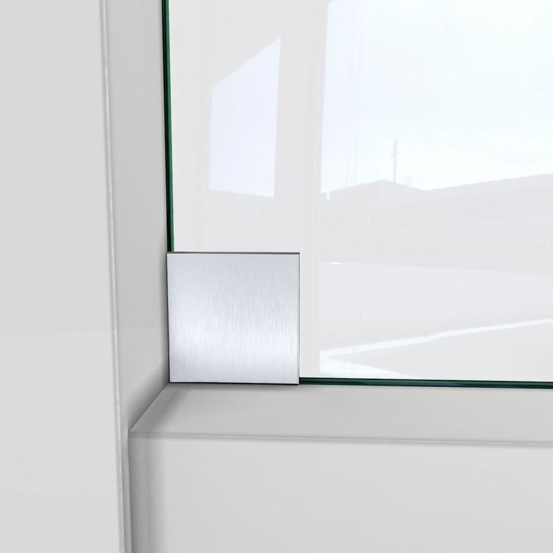 Enigma-X 32 1/2" D x 60 3/8" W x 76" H Fully Frameless Sliding Shower Enclosure - image 13