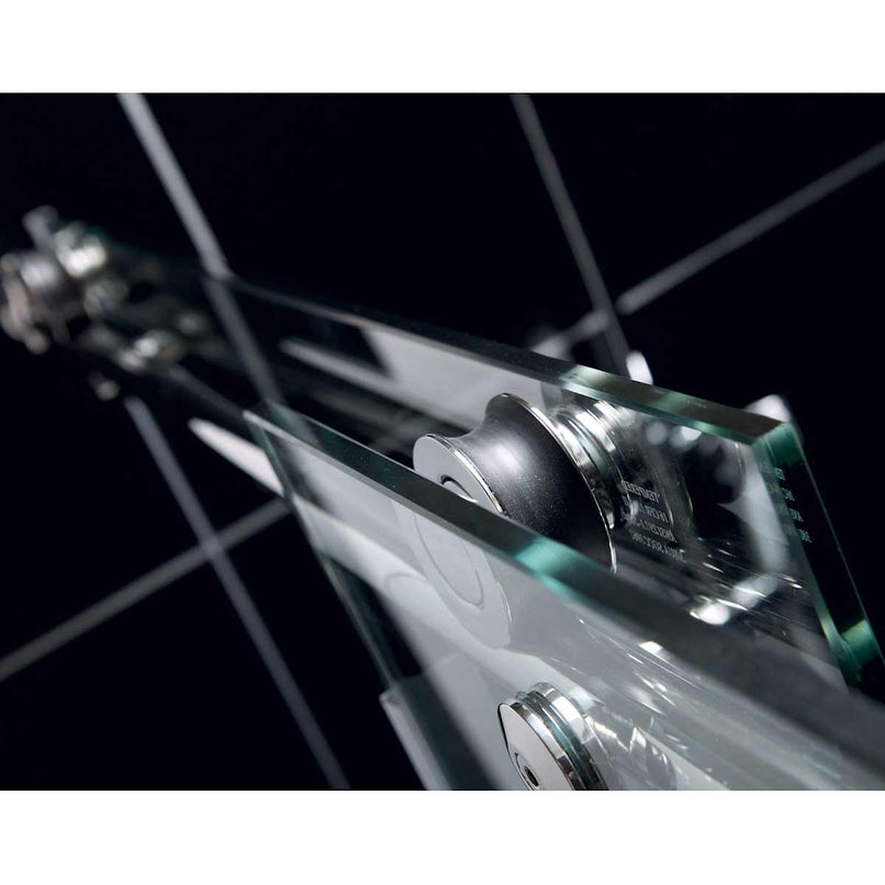 Enigma-X 32 1/2" D x 72 3/8" W x 76" H Fully Frameless Sliding Shower Enclosure - image 7