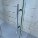 Enigma-X 32 1/2" D x 72 3/8" W x 76" H Fully Frameless Sliding Shower Enclosure - image 9