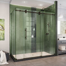 Enigma-XO 32 1/2" D x 68 3/8 - 72 3/8" W x 76" H Fully Frameless Sliding Shower Enclosure - image 1
