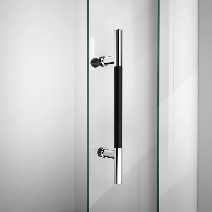 Enigma-X 76" High x 49" Wide x 34-1/2" Deep Sliding Frameless Shower Enclosure with Clear Glass - image 10