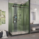 Enigma-XO 34 1/2" D x 44 3/8 - 48 3/8" W x 76" H Fully Frameless Sliding Shower Enclosure - image 6