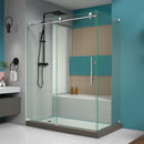 Enigma-X 76" High x 61" Wide x 34-1/2" Deep Sliding Frameless Shower Enclosure with Clear Glass - image 6