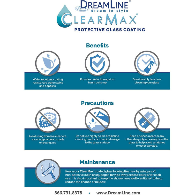 Enigma-XO 34 1/2" D x 68 3/8 - 72 3/8" W x 76" H Fully Frameless Sliding Shower Enclosure - image 19