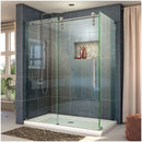 Enigma-Z 76" High x 61" Wide x 34-1/2" Deep Sliding Frameless Shower Enclosure with Clear Glass - image 1