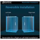 Enigma Air 34-3/4" D x 60-3/8" W x 76" H Frameless Sliding Shower Enclosure - image 3