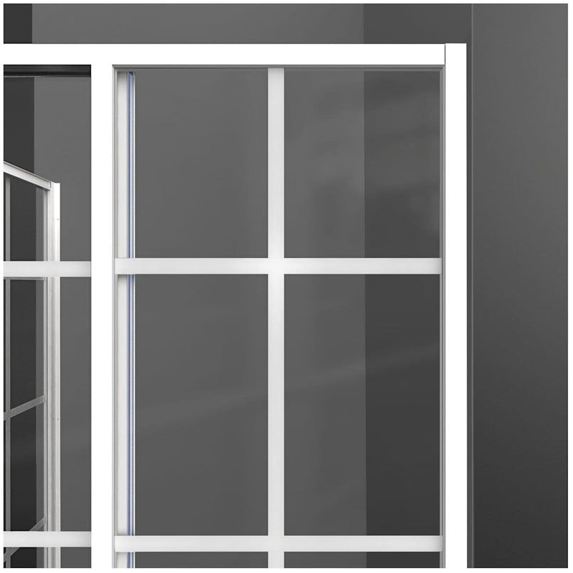 French Corner 72" High x 34-1/2" Wide x 34-1/2" Deep Sliding Framed Shower Enclosure with Clear Glass - image 13