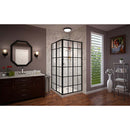 French Corner 72" High x 40-7/16" Wide x 40-7/16" Deep Sliding Framed Shower Enclosure with Patterned Glass - image 7