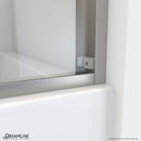 Essence-H 60" High x 56, 57, 58, 59, 60" Wide Bypass Semi Frameless Tub Door - image 5