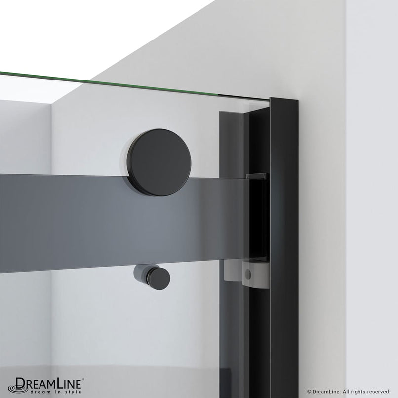 Essence-H 60" High x 56, 57, 58, 59, 60" Wide Bypass Semi Frameless Tub Door - image 11