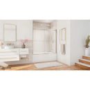 Essence 60" High x 56, 57, 58, 59, 60" Wide Bypass Frameless Tub Door - image 2