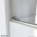 Essence 60" High x 56, 57, 58, 59, 60" Wide Bypass Frameless Tub Door - image 5