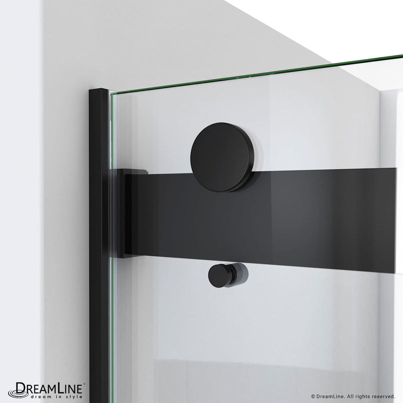 Essence 60" High x 56, 57, 58, 59, 60" Wide Bypass Frameless Tub Door - image 12