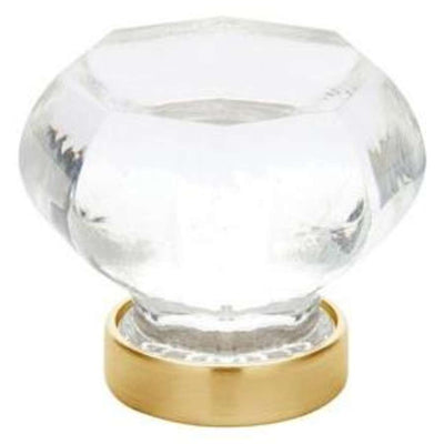 Old Town Glass 1-1/4 Inch Geometric Cabinet Knob - image 1
