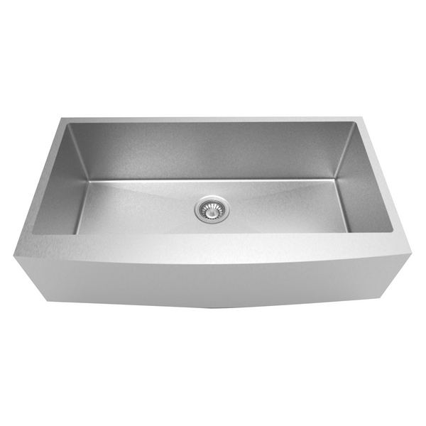 35 in. Farmhouse Single Bowl Stainless Steel Kitchen Sink AP3522S
