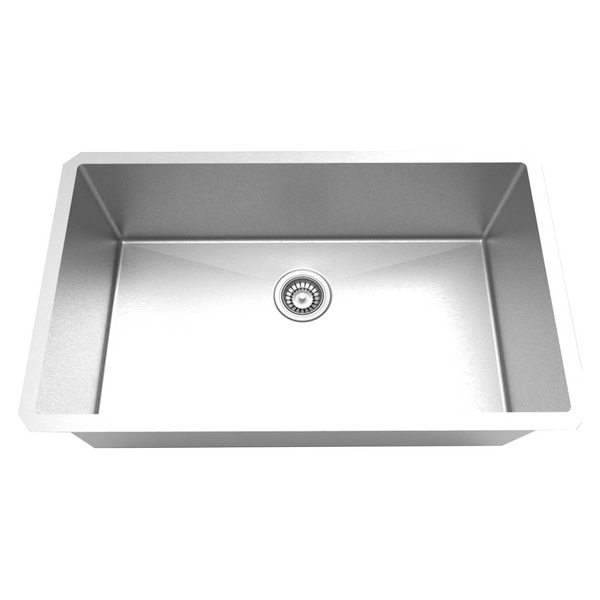 Undermount Single Bowl Square Stainless Steel Kitchen Sink RR3219S