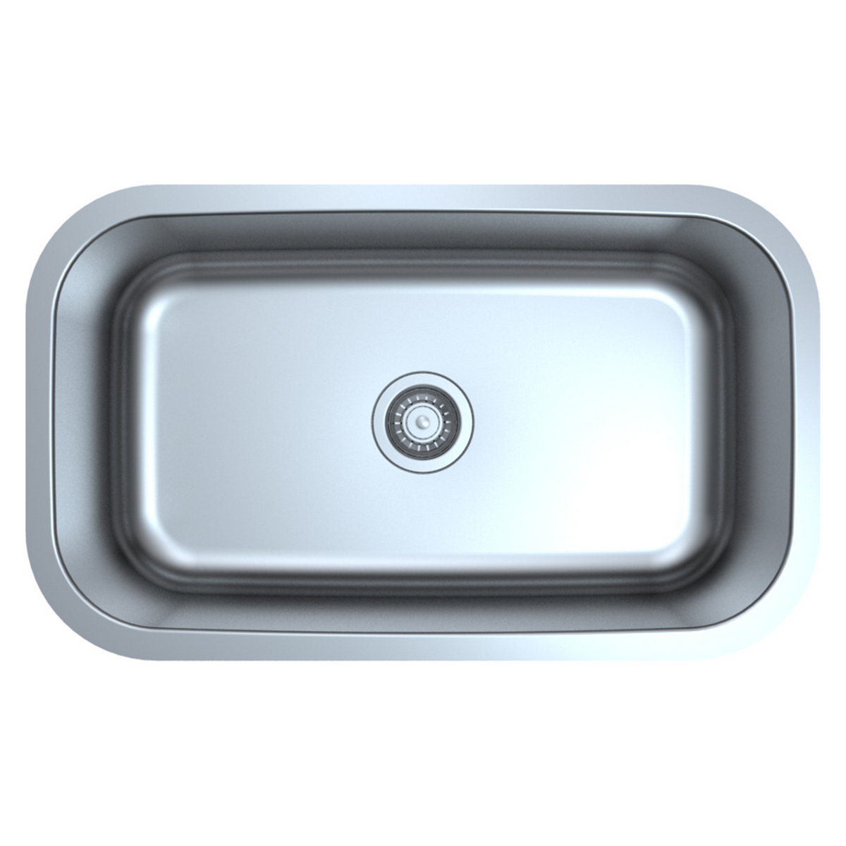 30 in. Undermount Single Bowl Stainless Steel Kitchen Sink SM3018