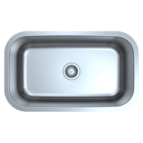 30 in. Undermount Single Bowl Stainless Steel Kitchen Sink SM3018