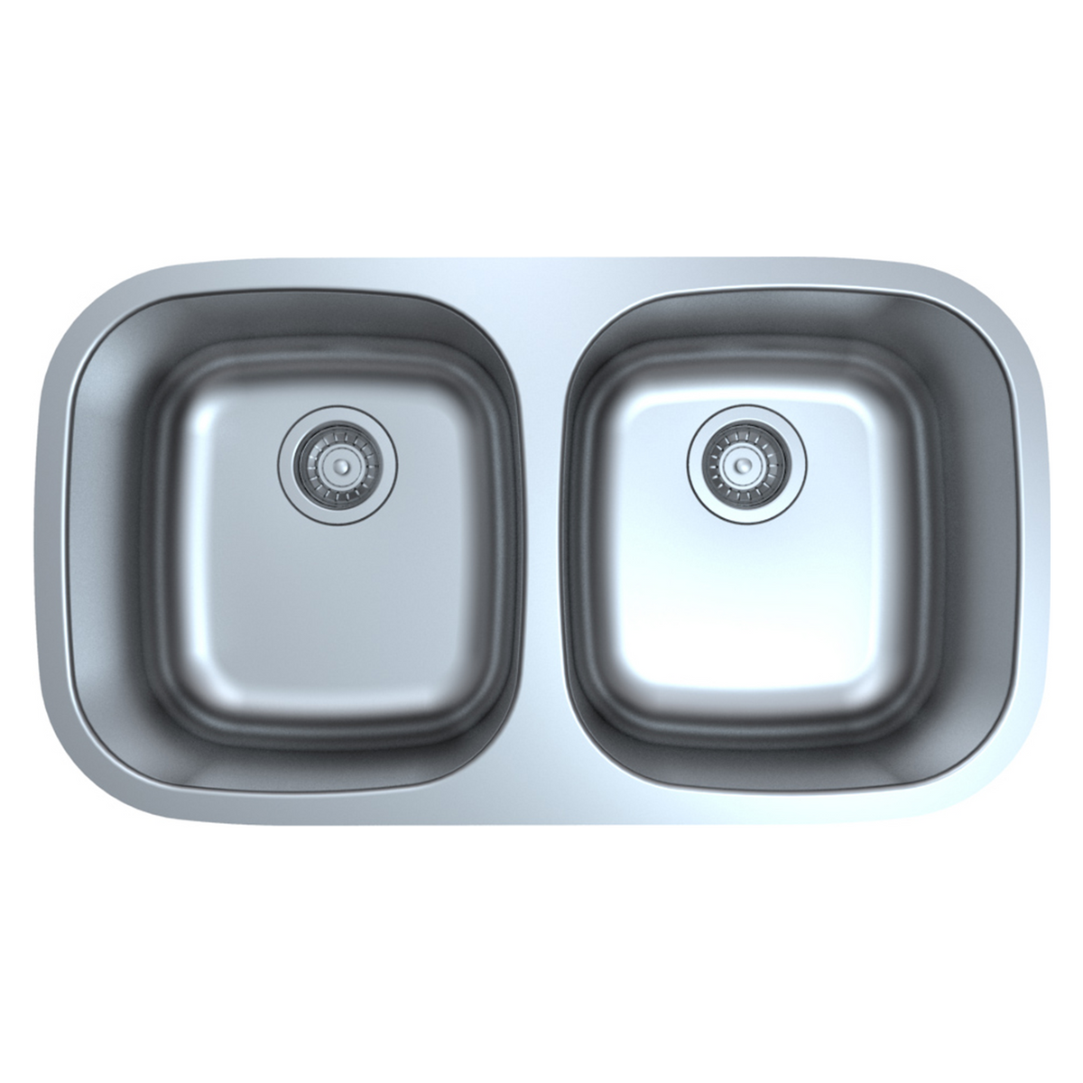 Undermount 50/50 Bowl Stainless Steel Kitchen Sink SM502