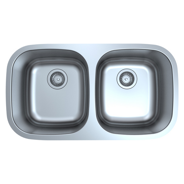 Undermount 50/50 Bowl Stainless Steel Kitchen Sink SM502