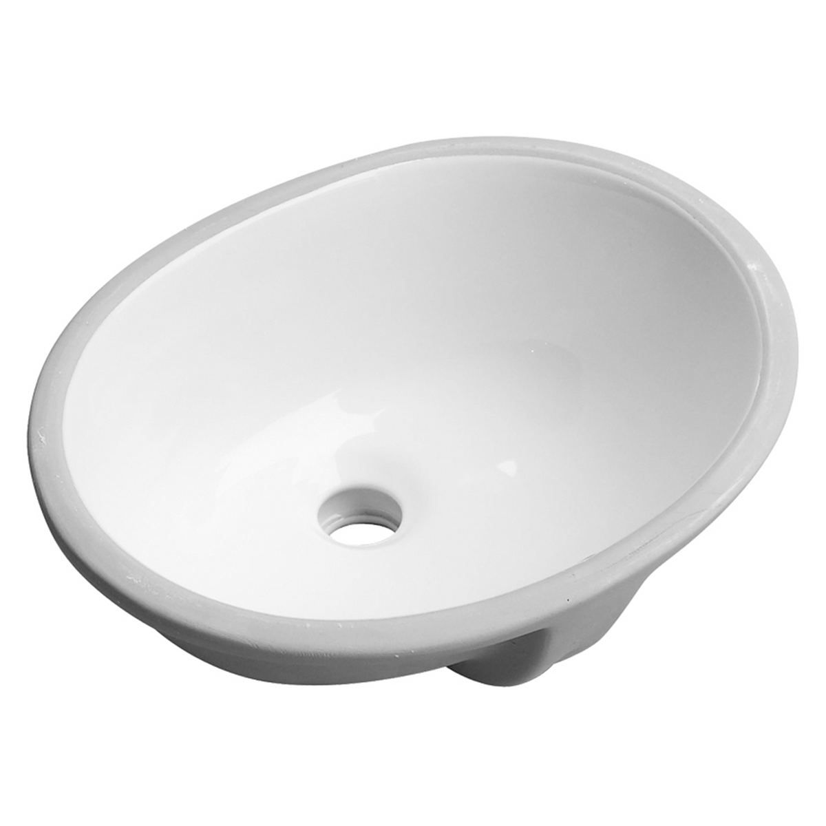 Undermount Oval Ceramic Bathroom Sink SS-1708