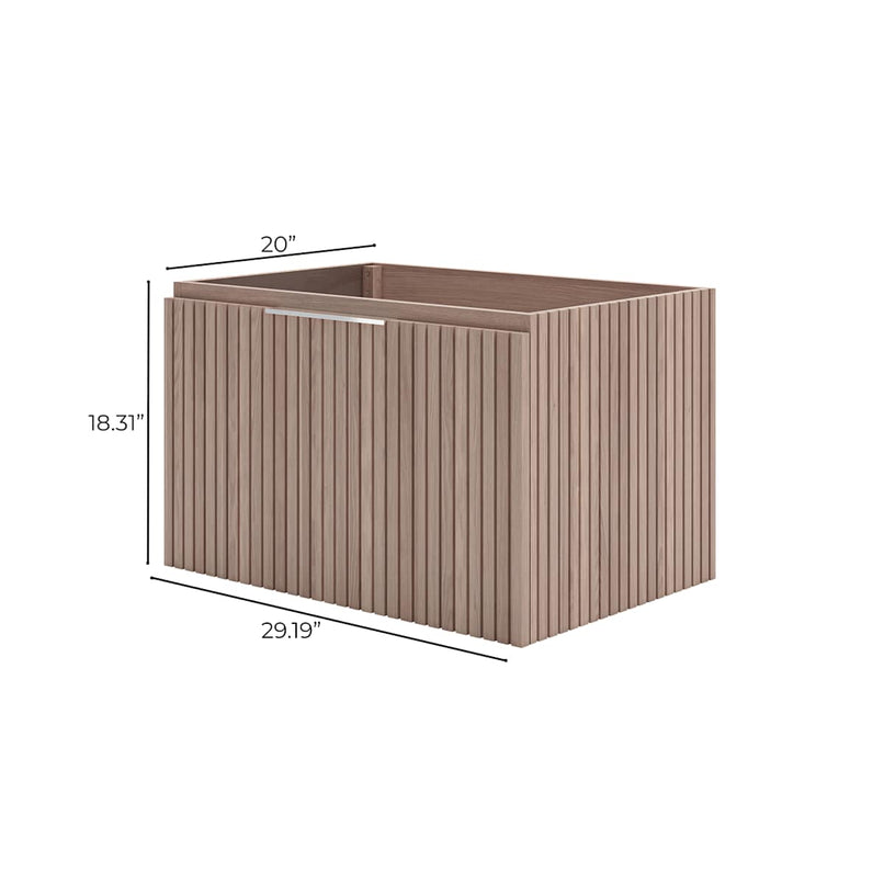 Elliot 30" Single Wall Mounted Vanity Cabinet Only - Less Vanity Top - image 19