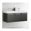 Vista 47" Single Wall Mounted Wood Vanity Cabinet Only - Less Vanity Top - image 6