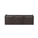 Vista 59" Double Wall Mounted Wood Vanity Cabinet Only - Less Vanity Top - image 3