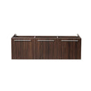 Vista 59" Double Wall Mounted Wood Vanity Cabinet Only - Less Vanity Top - image 5