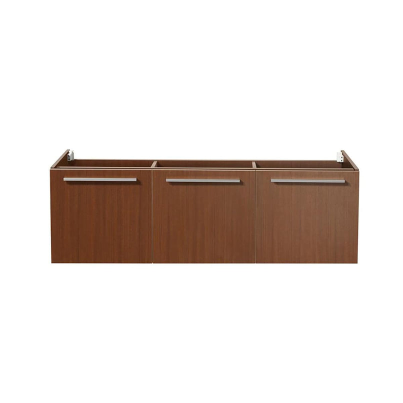 Vista 59" Double Wall Mounted Wood Vanity Cabinet Only - Less Vanity Top - image 4