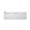 Vista 59" Double Wall Mounted Wood Vanity Cabinet Only - Less Vanity Top - image 6