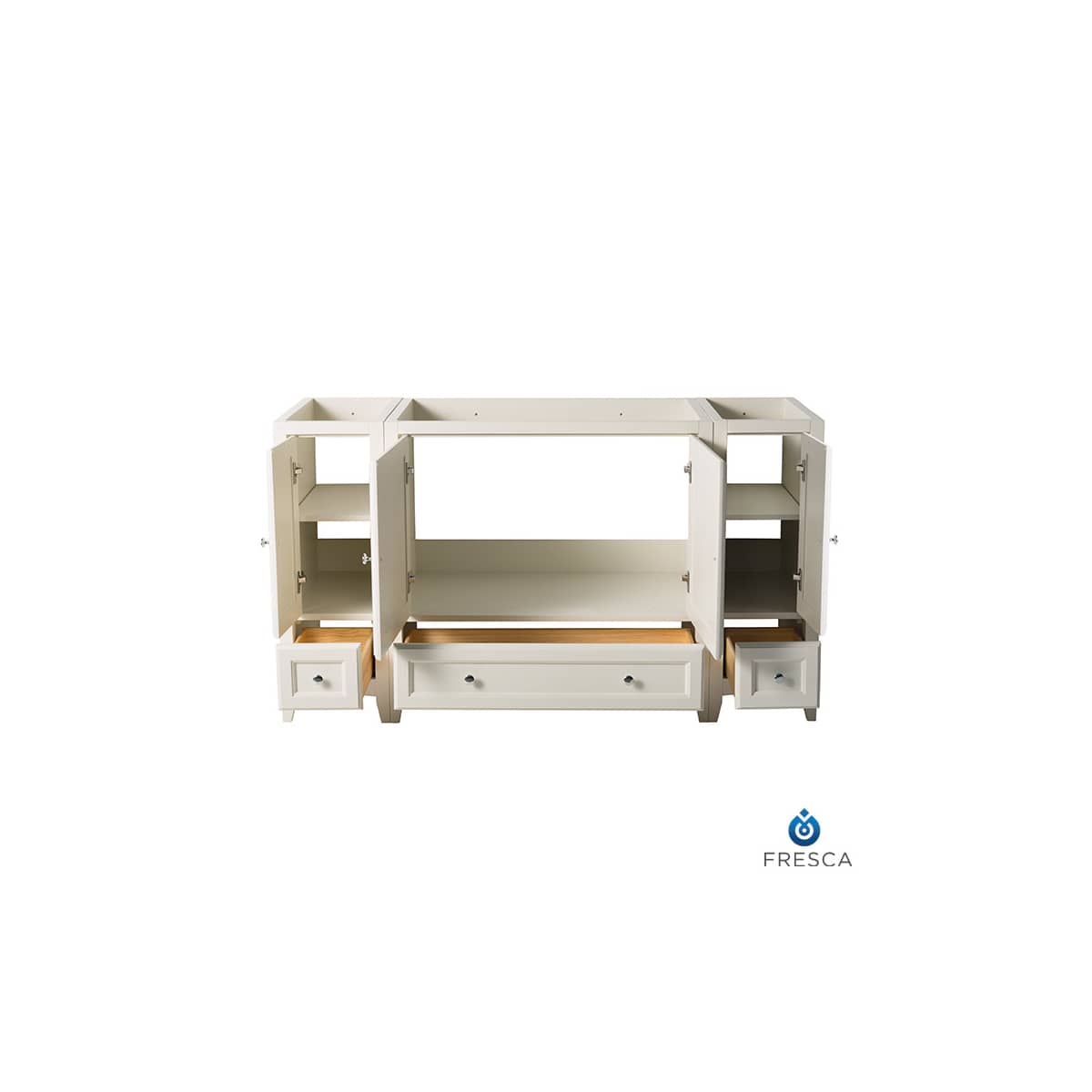 Oxford 60" Single Free Standing Vanity Cabinet - Less Vanity Top