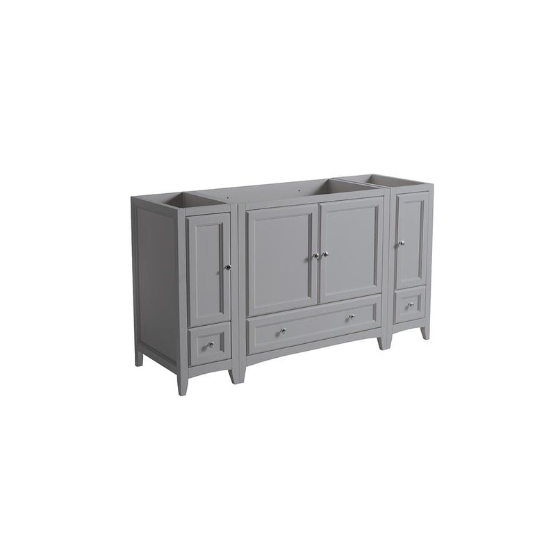 Oxford 60" Single Free Standing Vanity Cabinet - Less Vanity Top - image 1