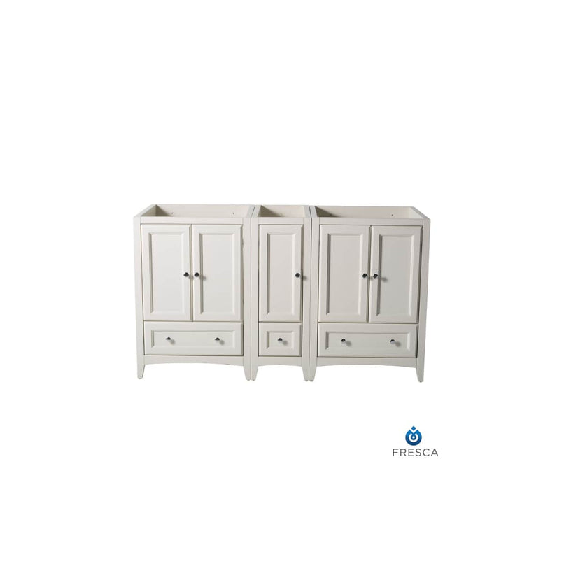 Oxford 60" Double Free Standing Vanity Cabinet - Less Vanity Top - image 2