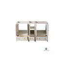 Oxford 60" Double Free Standing Vanity Cabinet - Less Vanity Top - image 3