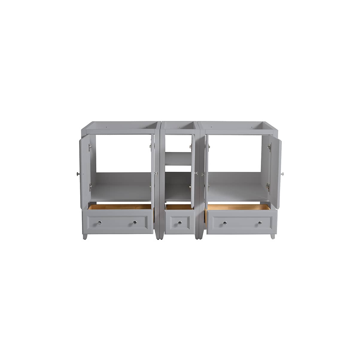 Oxford 60" Double Free Standing Vanity Cabinet - Less Vanity Top - image 14