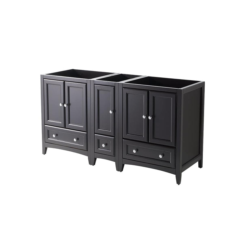 Oxford 60" Double Free Standing Vanity Cabinet - Less Vanity Top - image 1